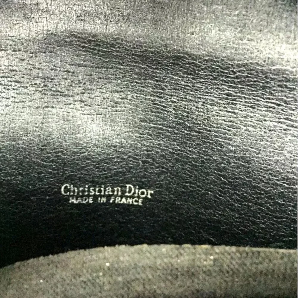 202164BU (L1) Christian Dior Wallet Long Brown PVC